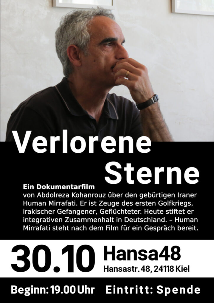 Filmplakat Verlorene Sterne, Human Mirrafati