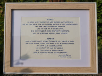 Ikarus - Gedicht von Jan-Christian Petersen