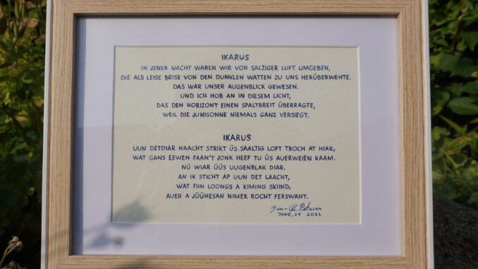 Ikarus - Gedicht von Jan-Christian Petersen