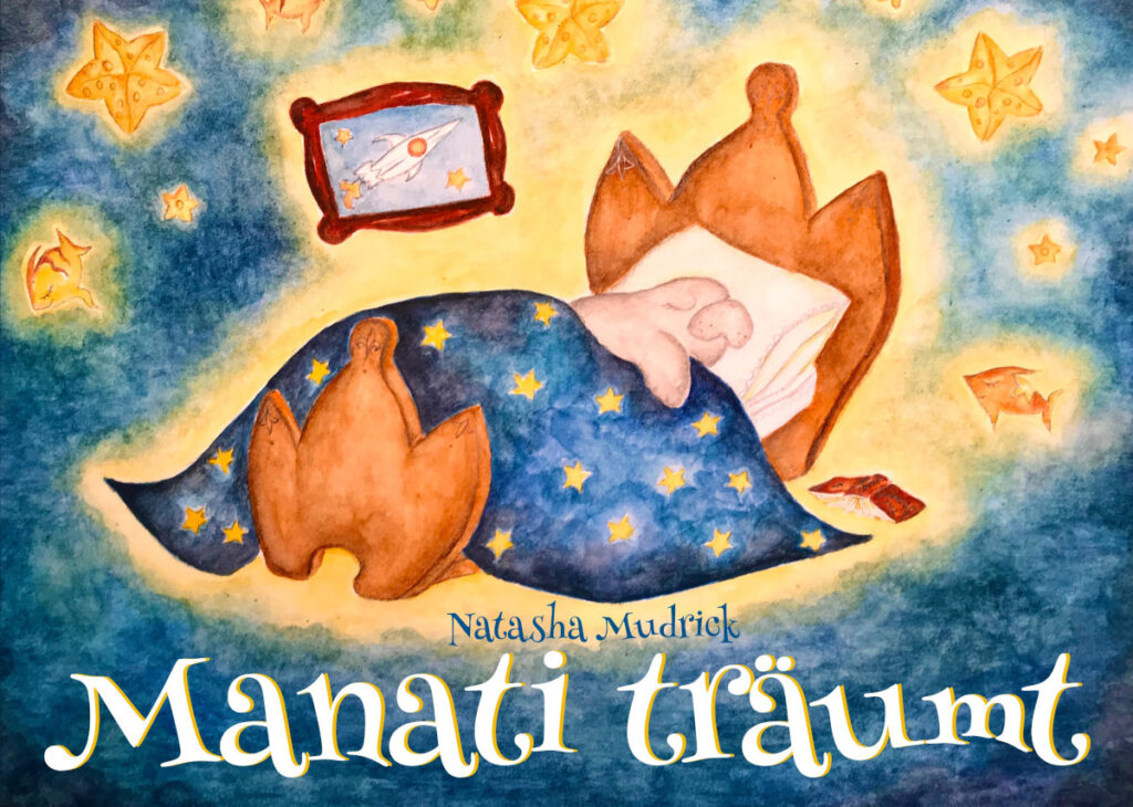 Manati träumt von Natasha Mudrick, Übersetzung, Layout und Buchproduktion: Jan-Christian Petersen