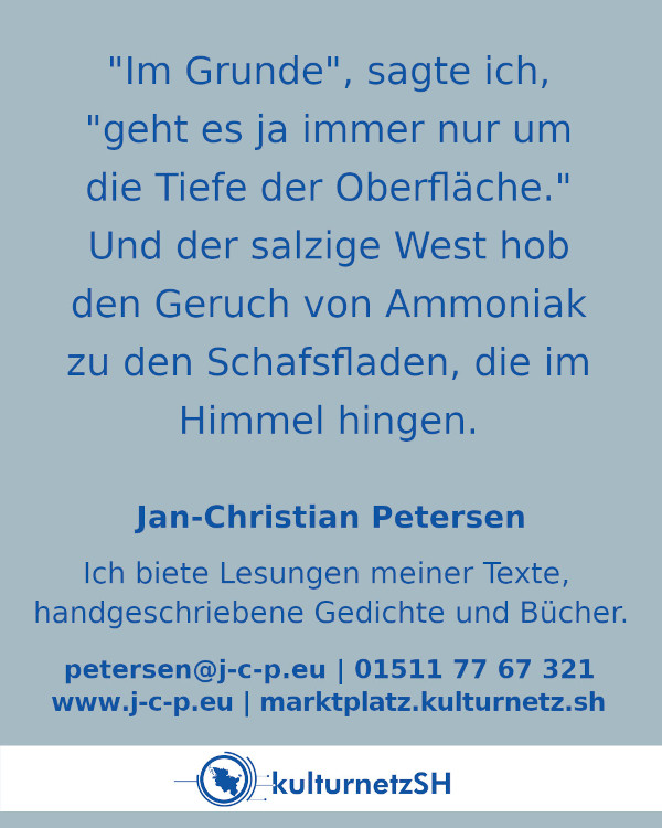 Jan-Christian Petesen Lesung Angebot