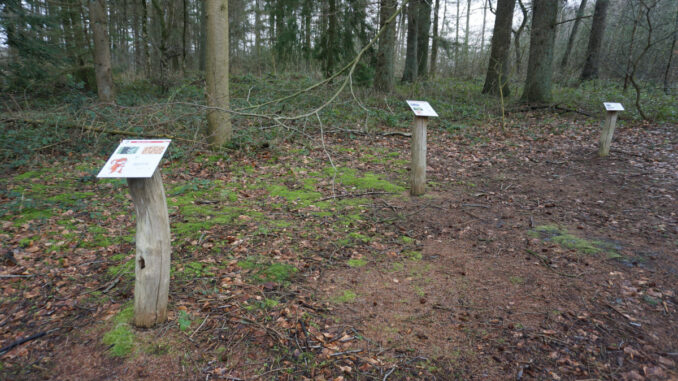Signs in the woods - Schilderwald