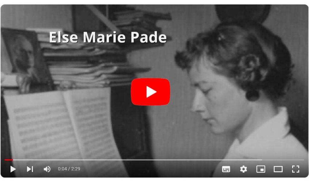 Else Marie Pade - Link YouTube prosaisches Gedicht Poem