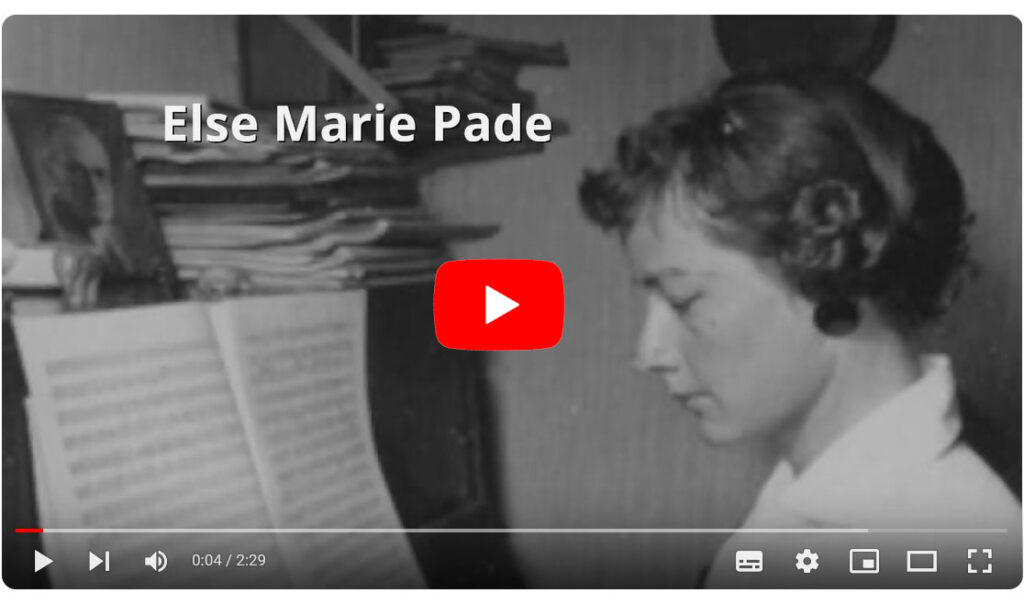 Else Marie Pade - Link YouTube prosaisches Gedicht Poem 