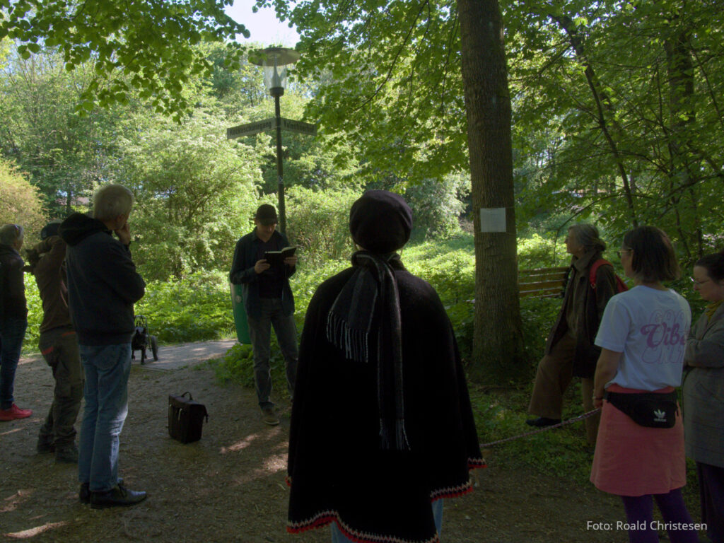 Artist in Nature, Jan-Christian Petersen, Flensburg, Lesung am Mühlenweiher