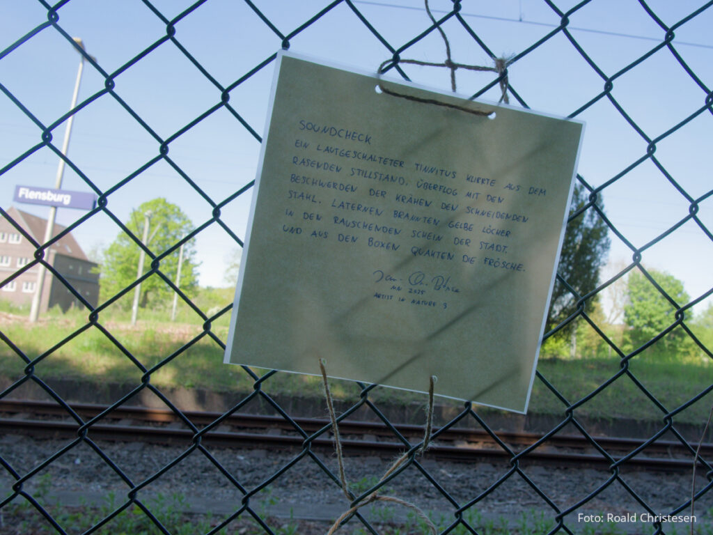 Artist in Nature, Jan-Christian Petersen, Flensburg, begehbares Gedicht