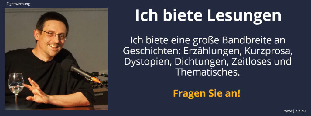 Jan-Christian Petersen bietet Lesungen an