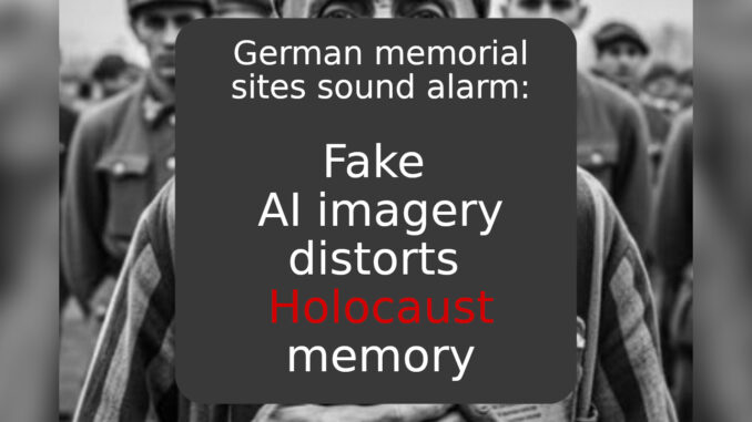 German Holocaust memorial sites sound alarm against AI slop