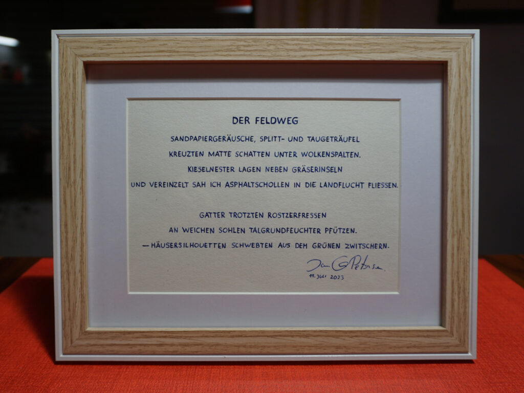 Der Feldweg von Jan-Christian Petersen