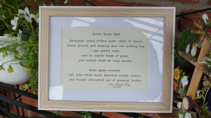 Bristle Brush Path - a poem by Jan-Christian Petersen