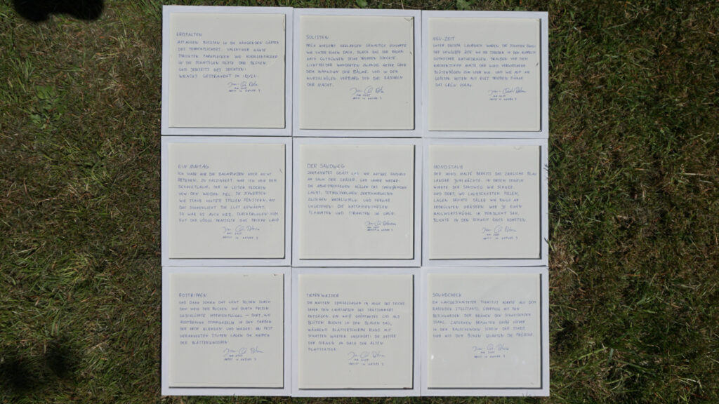 Gedicht - Der Mühlenweiher original