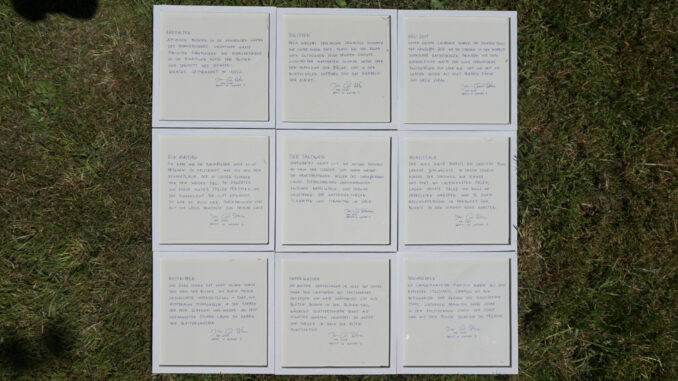 Gedicht - Der Mühlenweiher original