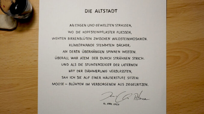 Gedicht - Die Altstadt