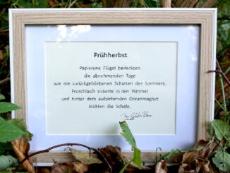 Gedicht - Frühherbst