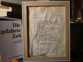 Waldkiemen Gedicht Kollage mit verschiedenen Papieren